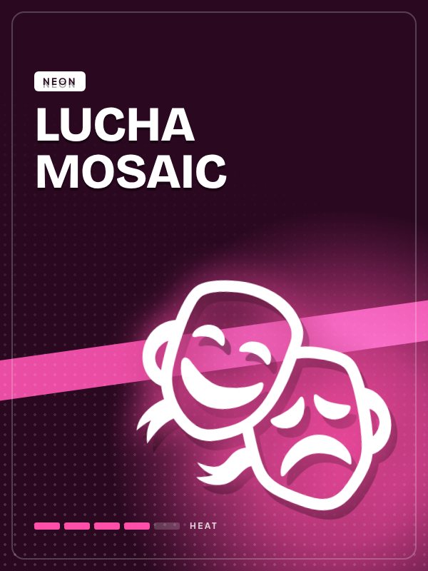 Lucha Mosaic artwork