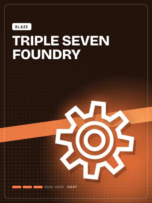 Triple Seven Foundry artwork