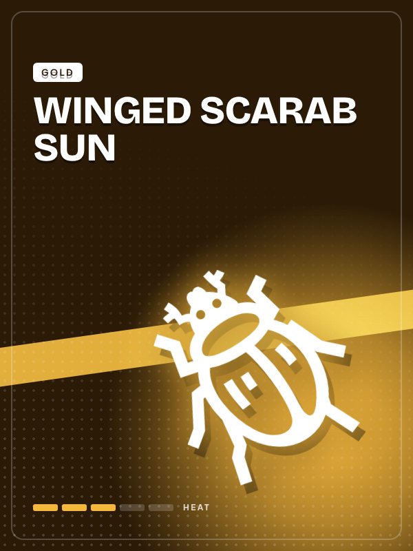 Winged Scarab Sun artwork